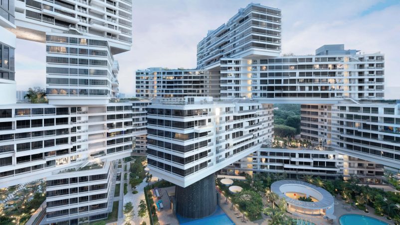 Hình và khối thể hiện được sự đặc trưng của công trình nghệ thuật kiến trúc